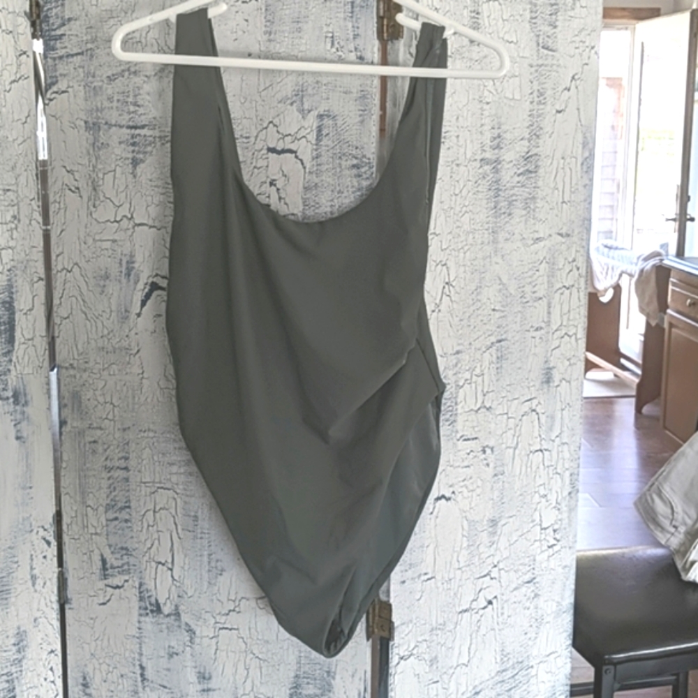 Aerie Dark Gray Women Swim One Piece